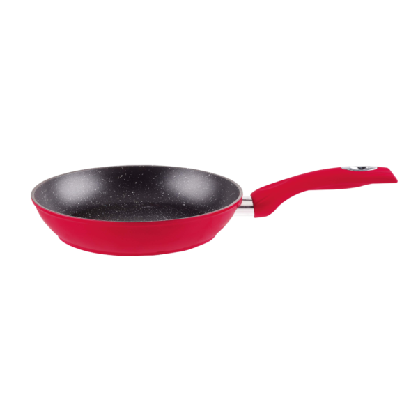 Frypan - Die Cast - Non Stick Marble Coated - 20 cm - RED - Royalty Line