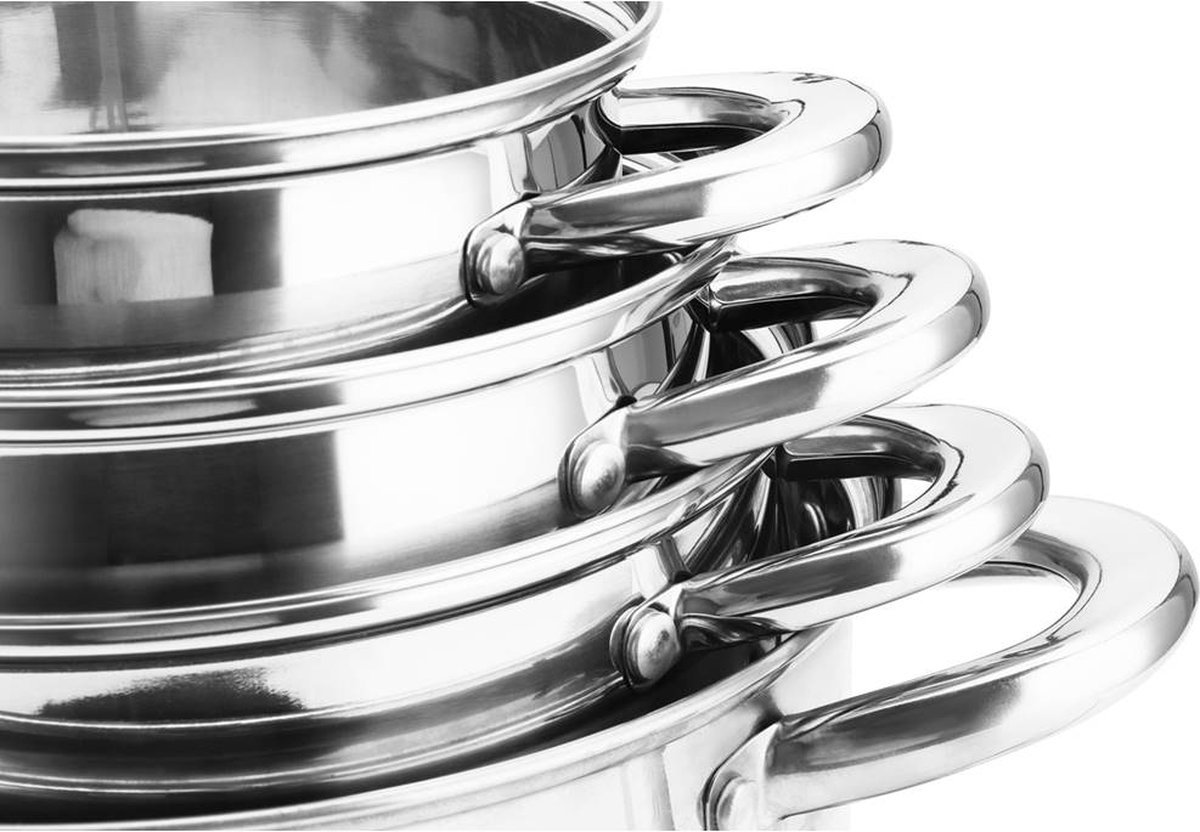 Royalty Line RL-1802: 18 Pieces Stainless Steel Cookware Set w/ Various  Utensils Royalty Line RL-1802 : Wholesale Dropshipping Supplier in Europe